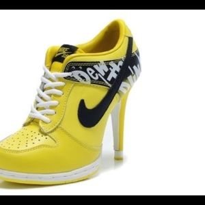Yellow NIKE High Heels *New*